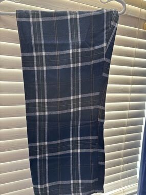 Men's Navy Plaid Flannel Pj’s